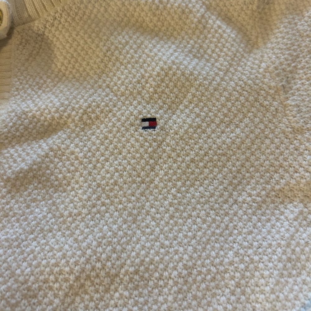 Tommy Hilfiger Off-White Buttoned Cardigan